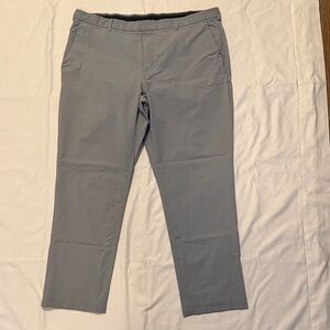 Perry Ellis All-Way Stretch Men's 40x30 Gray Golf Pants